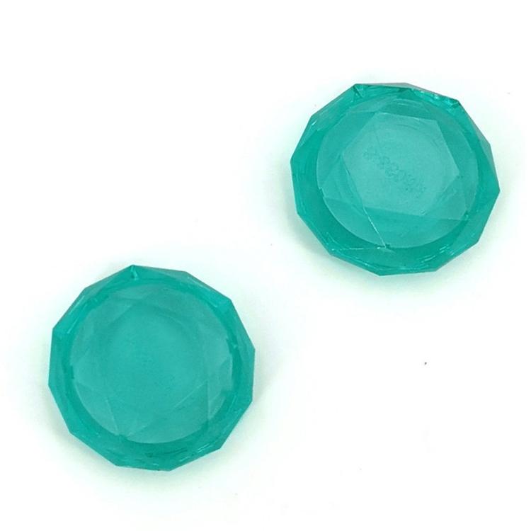 2 Pcs Diamond Texture Games Grip Caps for Ps5 - Red