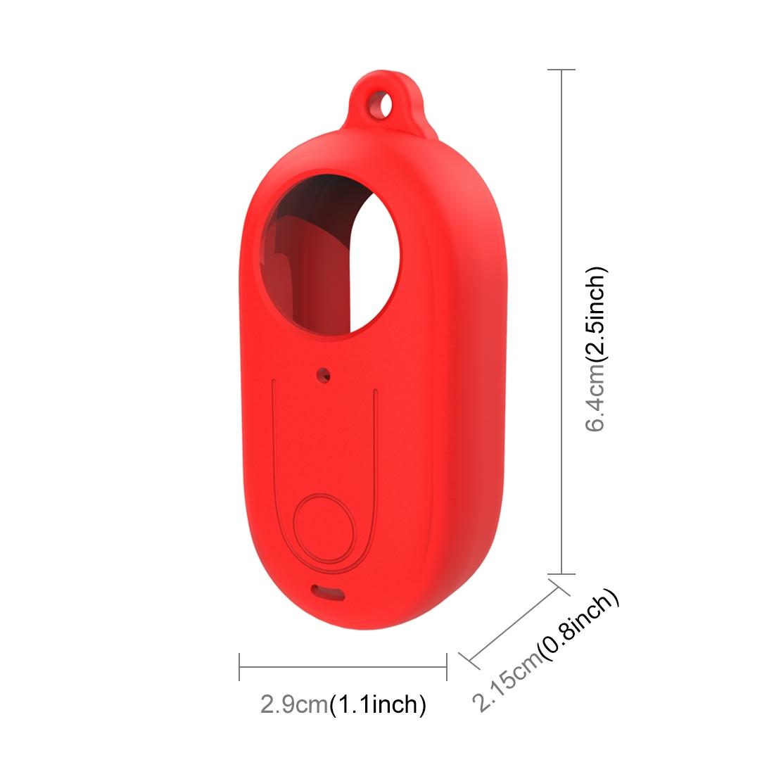 Silicone Case with Lens Cover for Insta360 Go 3 - Red