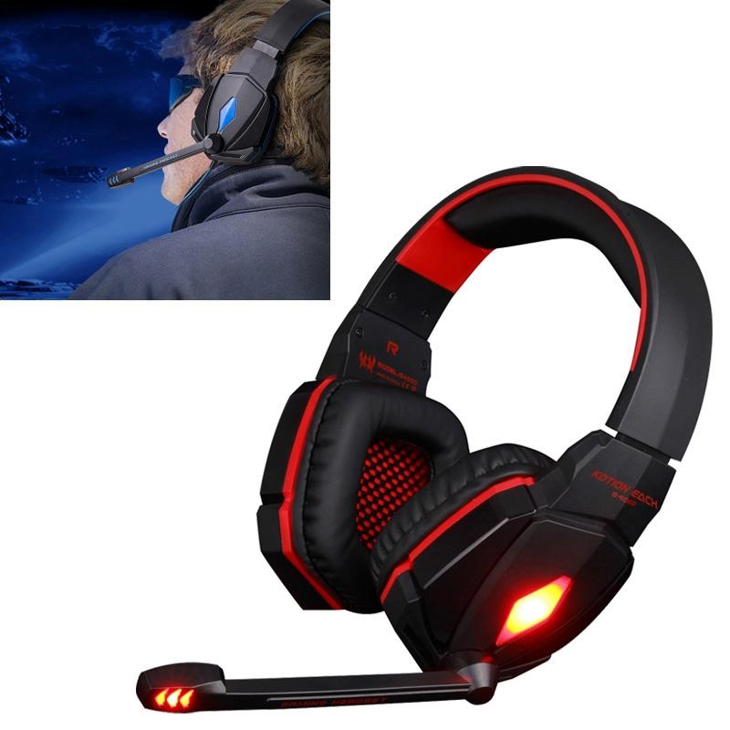 2.2M Gaming Headset With Mic & Led Red