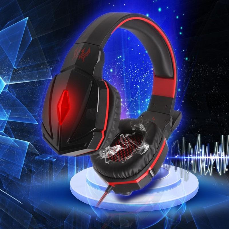 2.2M Gaming Headset With Mic & Led Red