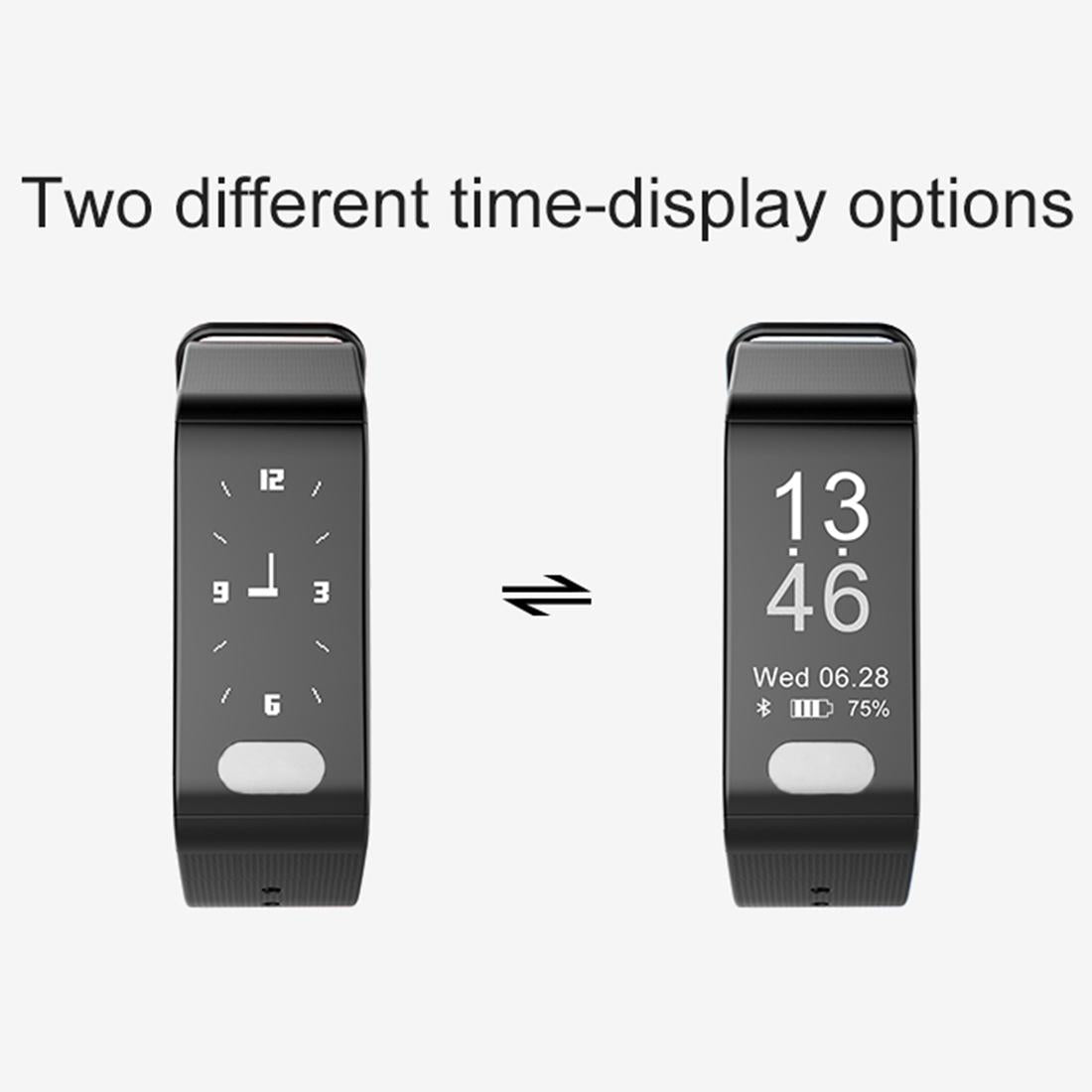 Oled Fitness Tracker With Ecg Heart Rate Bp And Sleep Monitoring - Sports Mode - Red