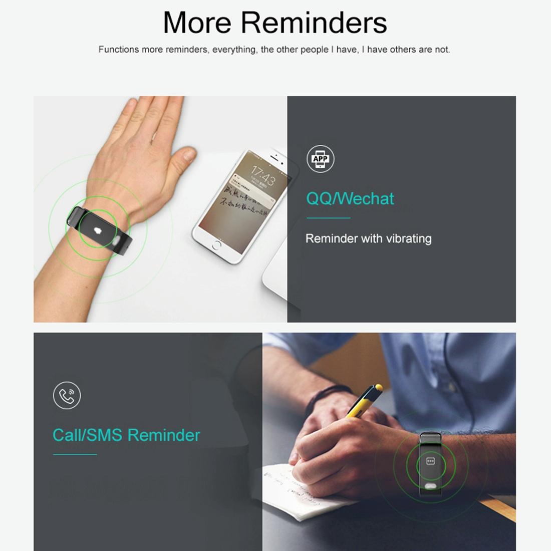 Oled Fitness Tracker With Ecg Heart Rate Bp And Sleep Monitoring - Sports Mode - Red