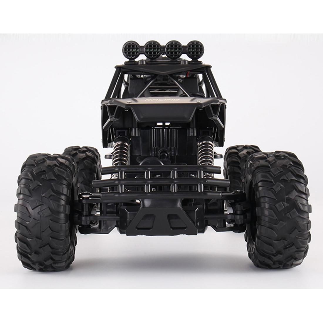 37cm Remote Control Bigfoot Climbing Car - 1 12 Alloy 4wd Cross-country Toy - Red