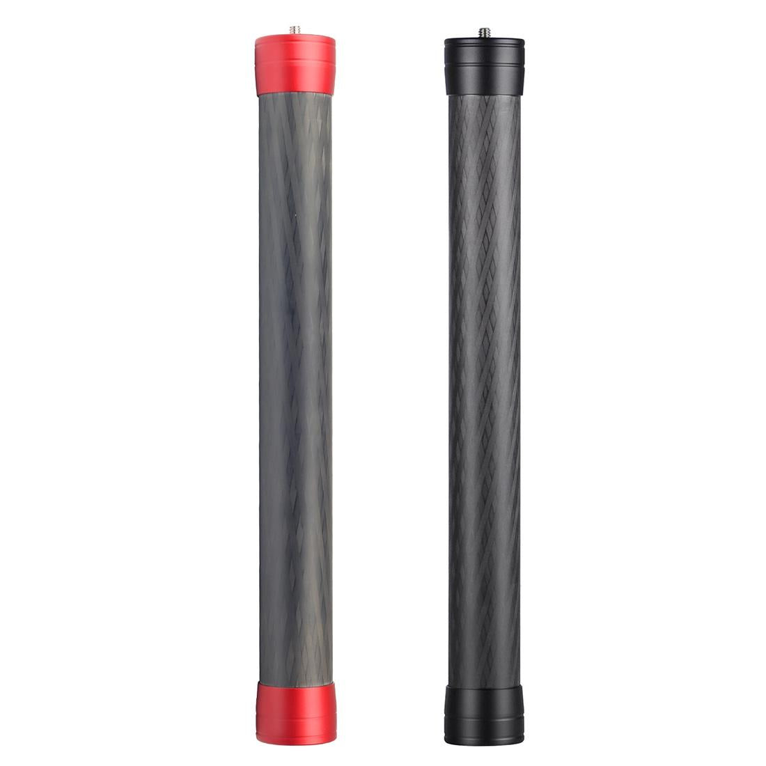 35cm Carbon Fiber Monopod Extension for Gimbal - Red