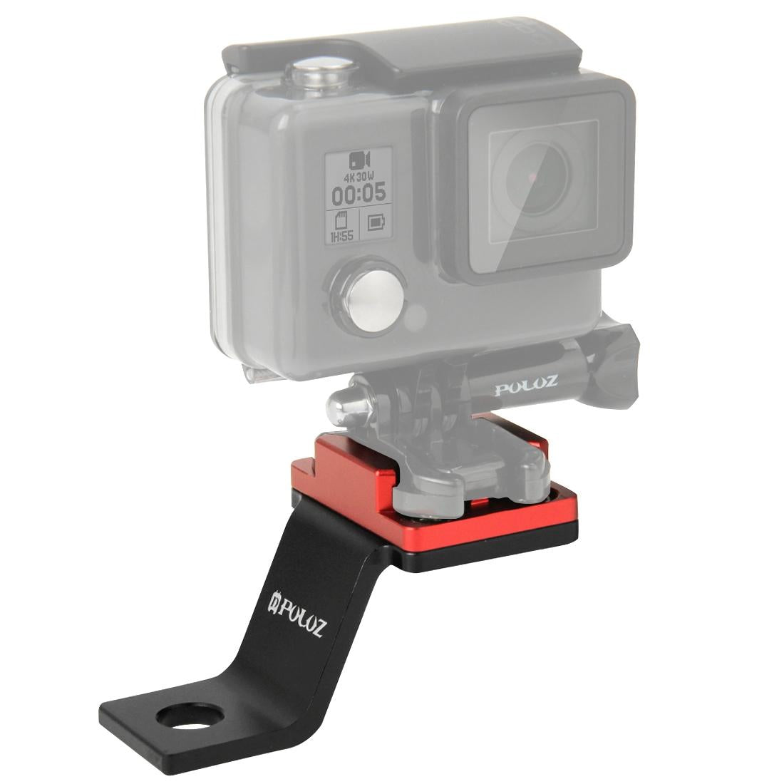 Universal Motorcycle Mount for Action Cameras - Silver