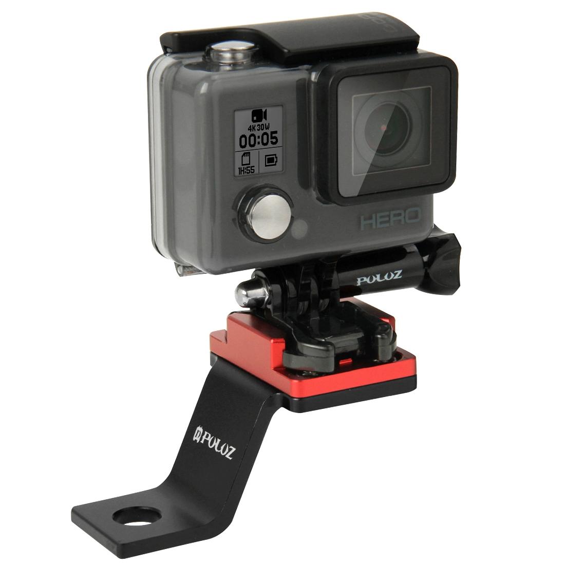 Universal Motorcycle Mount for Action Cameras - Silver