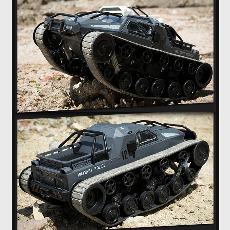 2.4g Rc Tracked Tank Off-road Vehicle Toy 1 12 Scale - White