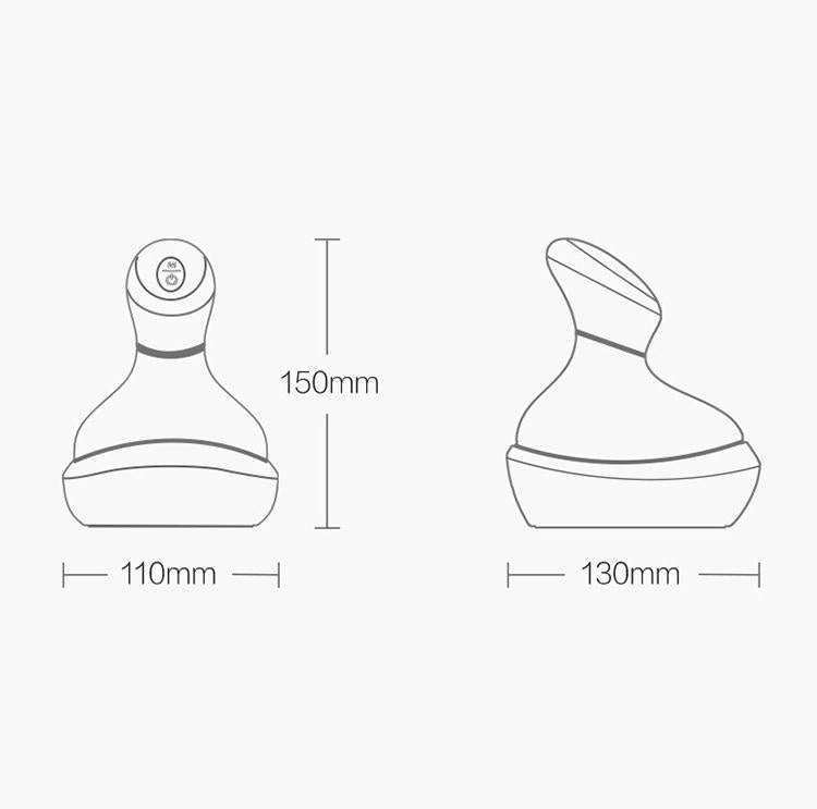 Smart Electric Scalp Massager White