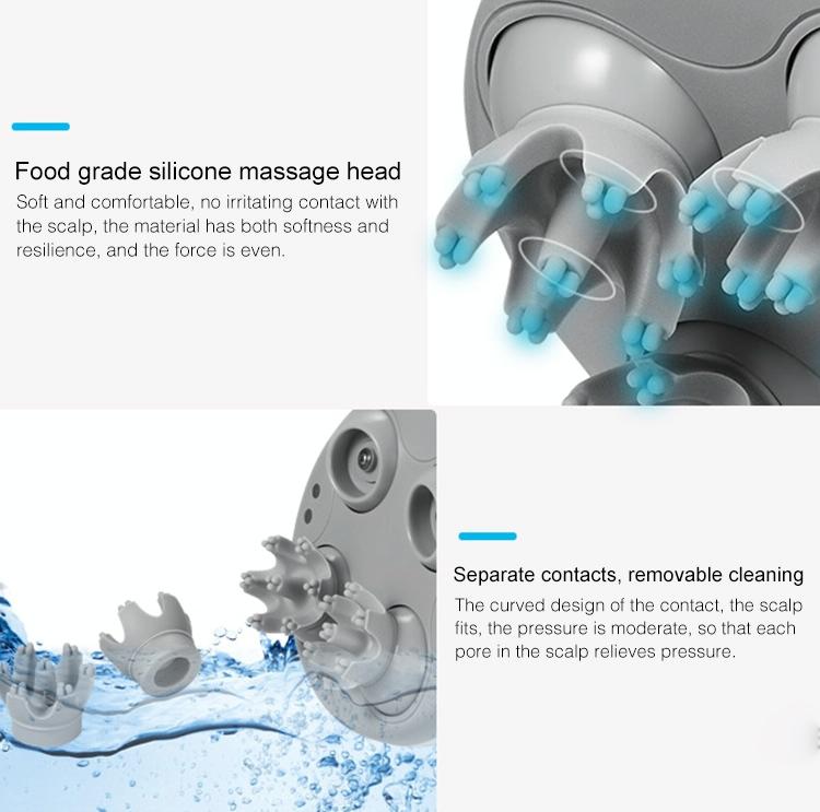 Smart Electric Scalp Massager White