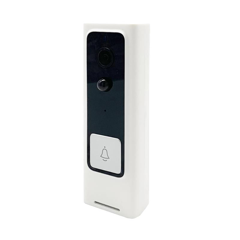 Smart Wifi Video Doorbell With Motion Detection & Two-Way Intercom - White