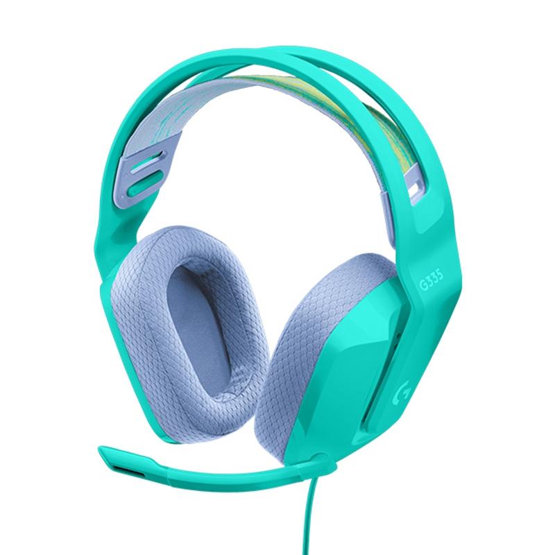 Foldable Wired Gaming Headset With Mic - White