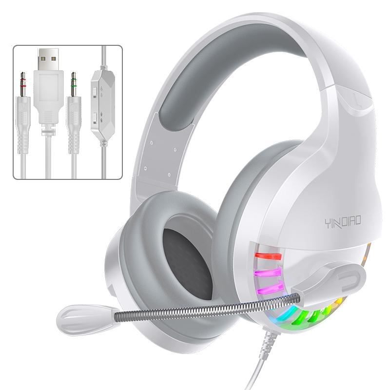 Q2 Wired Gaming Headset With Mic Dual 3.5Mm + Usb