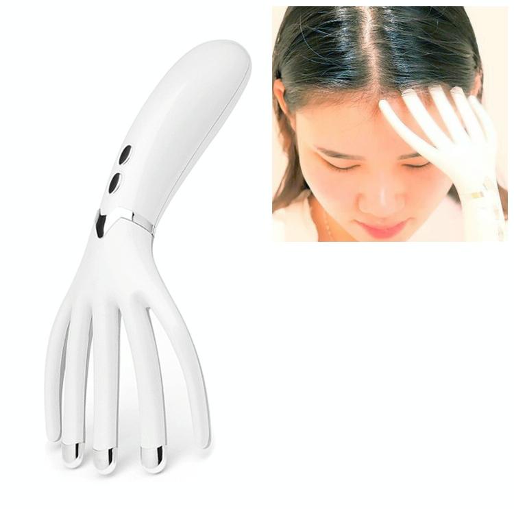 Rechargeable Mini Head Massager Comb White