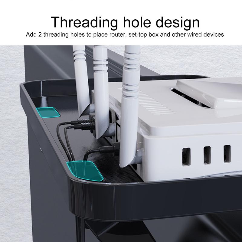 Multi-purpose Shelf for Electronics - White