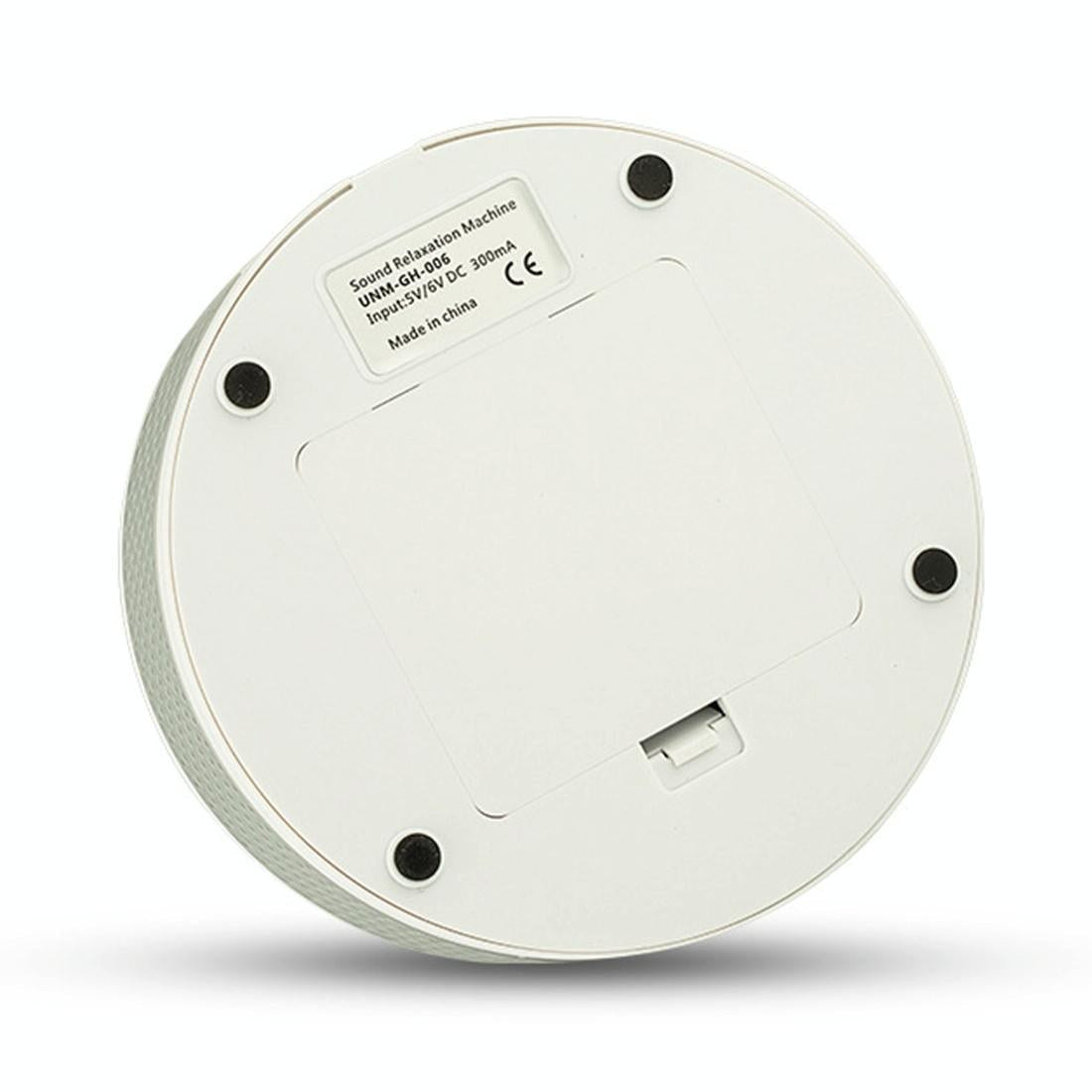 Sleep Sound Machine 9 Timed Music Options White