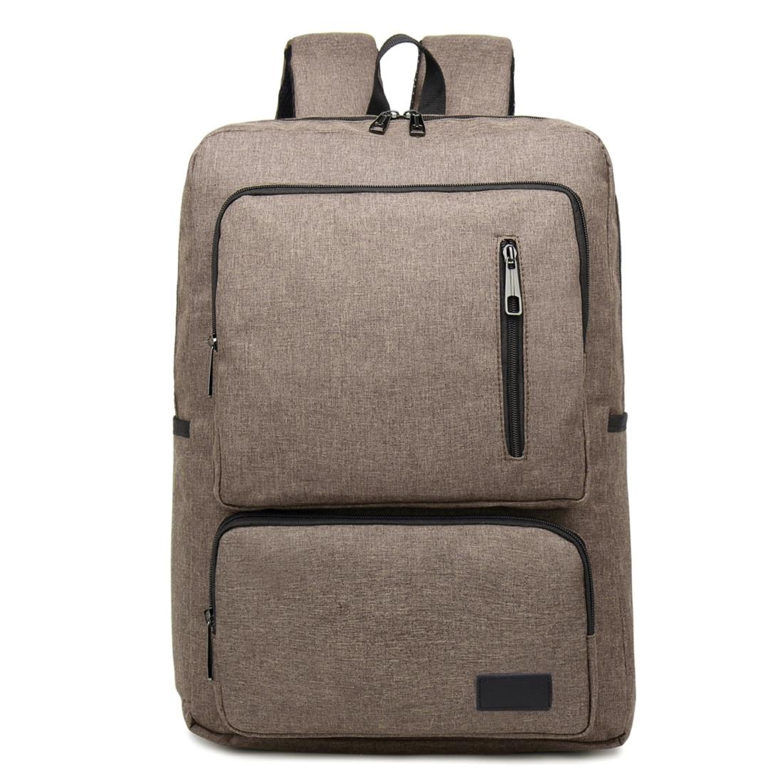 Stylish Notebook Tablet Backpack - Spacious & Casual - Brown