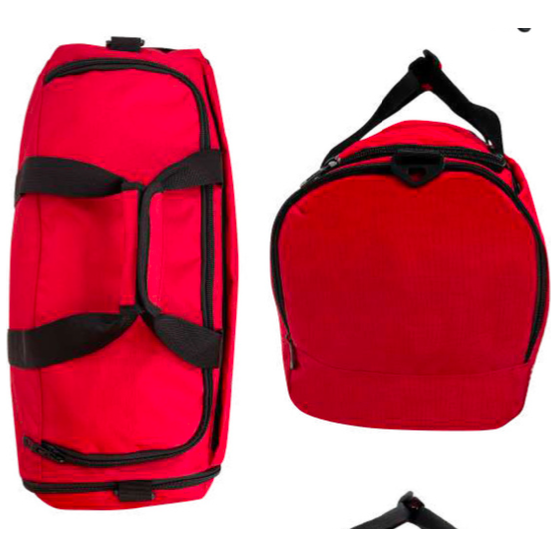 60L FIB Sports Duffle Bag Duffel Gym Canvas Travel Foldable - Red
