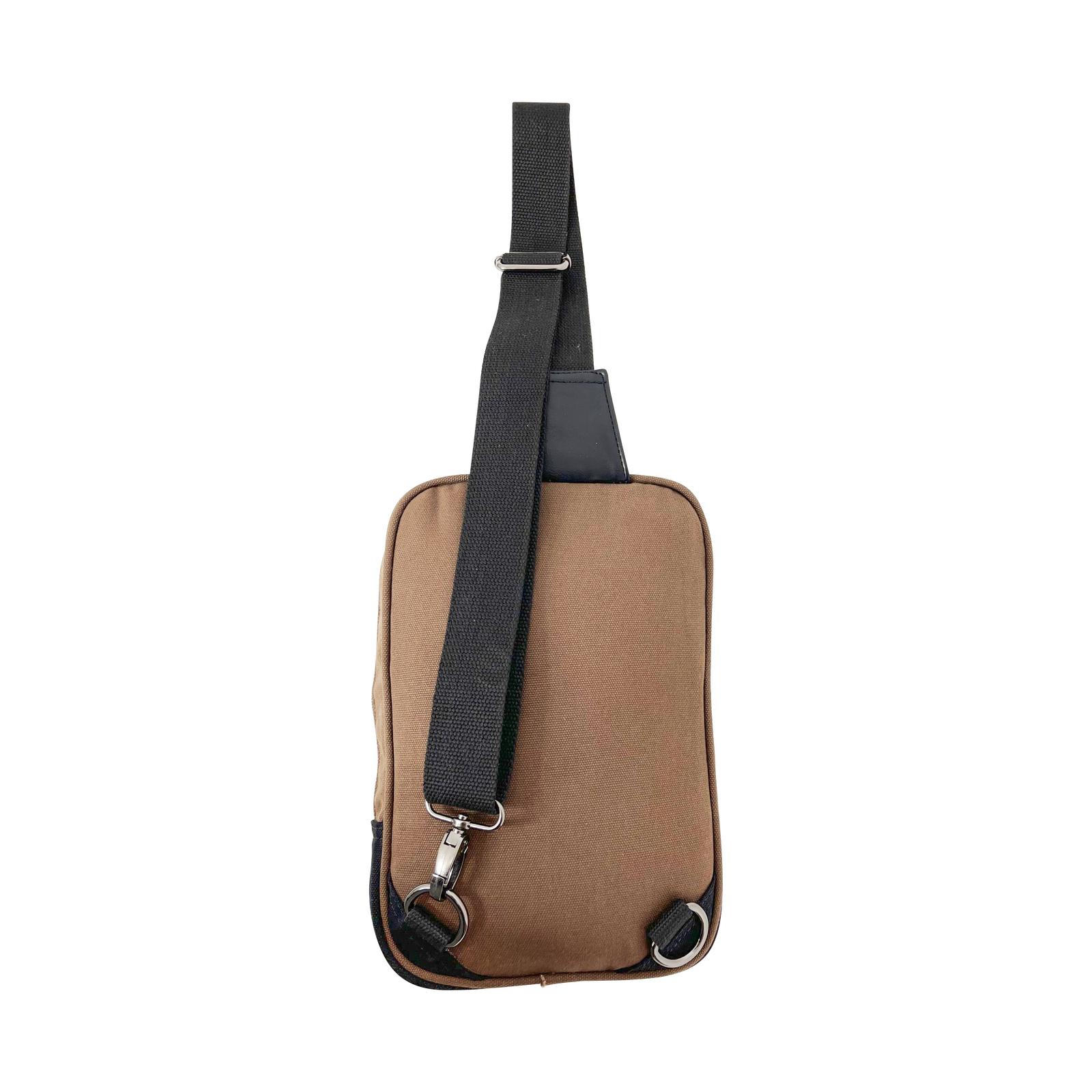 FIB Byron Sling Backpack Bag Travel w/ Single Adjustable Strap - Brown