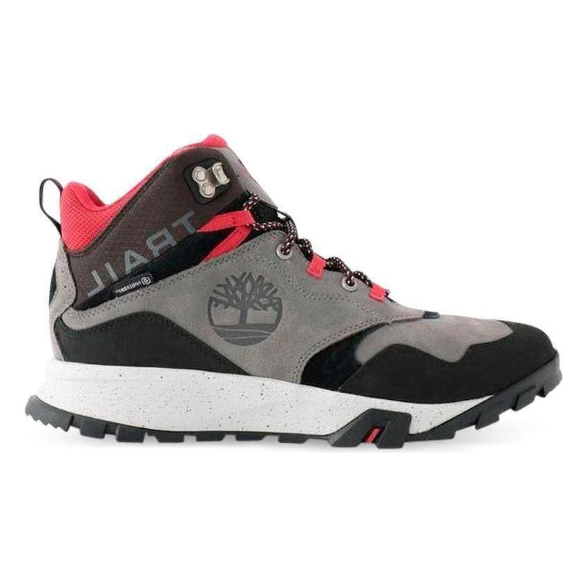 Timberland Mens Garrison Trail Waterproof Mid Hiking Boots High Top - Dark Grey - US 8