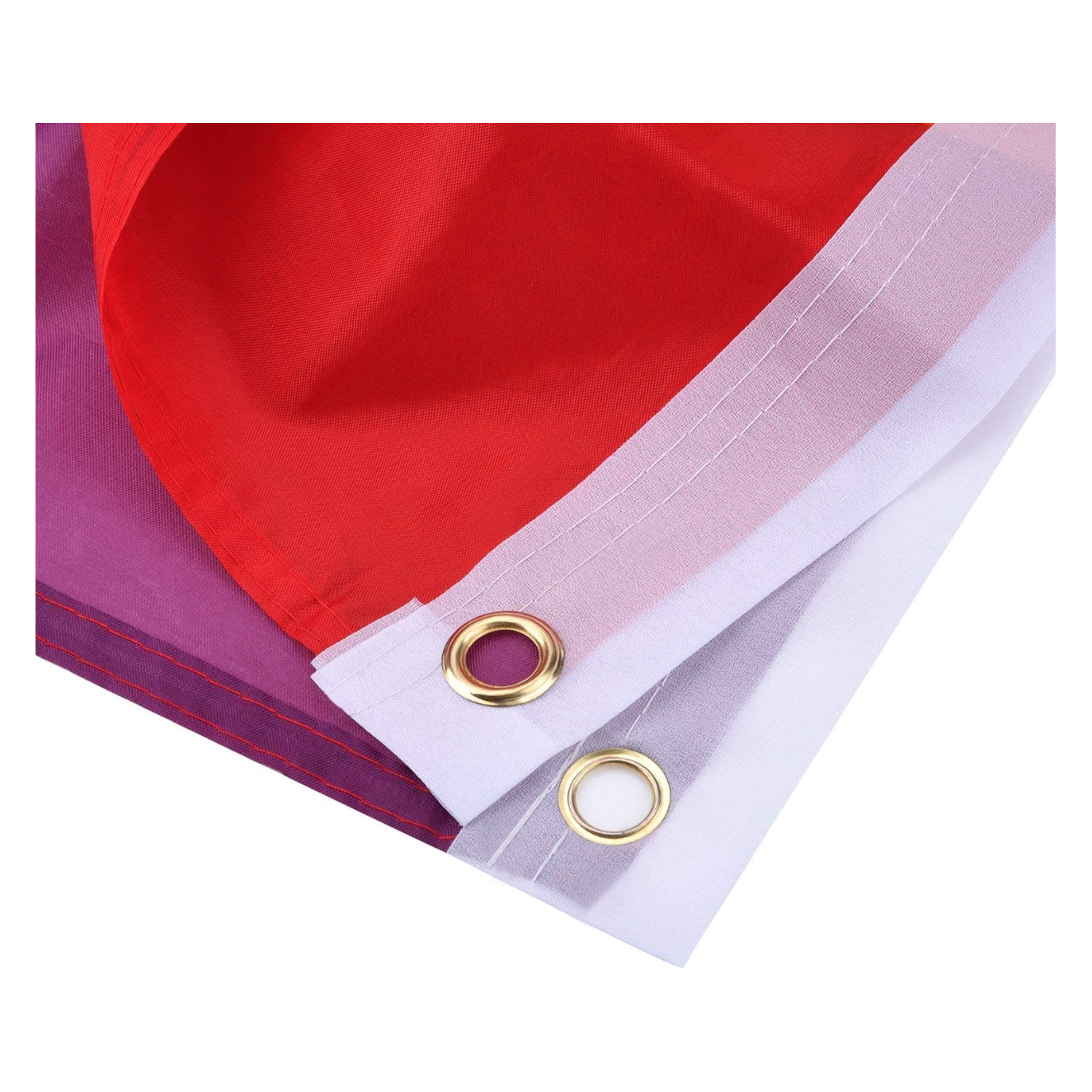 DELUXE RAINBOW GAY PRIDE FLAG Outdoor Banner 150x90cm 3x5ft with Metal Eyelets