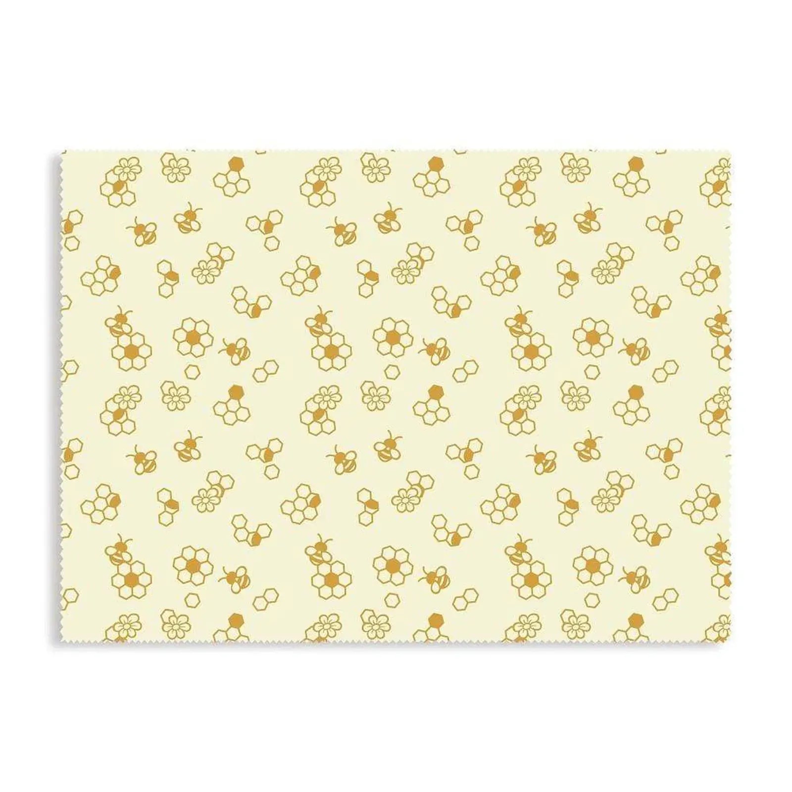 Karlstert Natural Beeswax Honeycomb Food Wrap in Honeybee Print 43 x 58.5cm