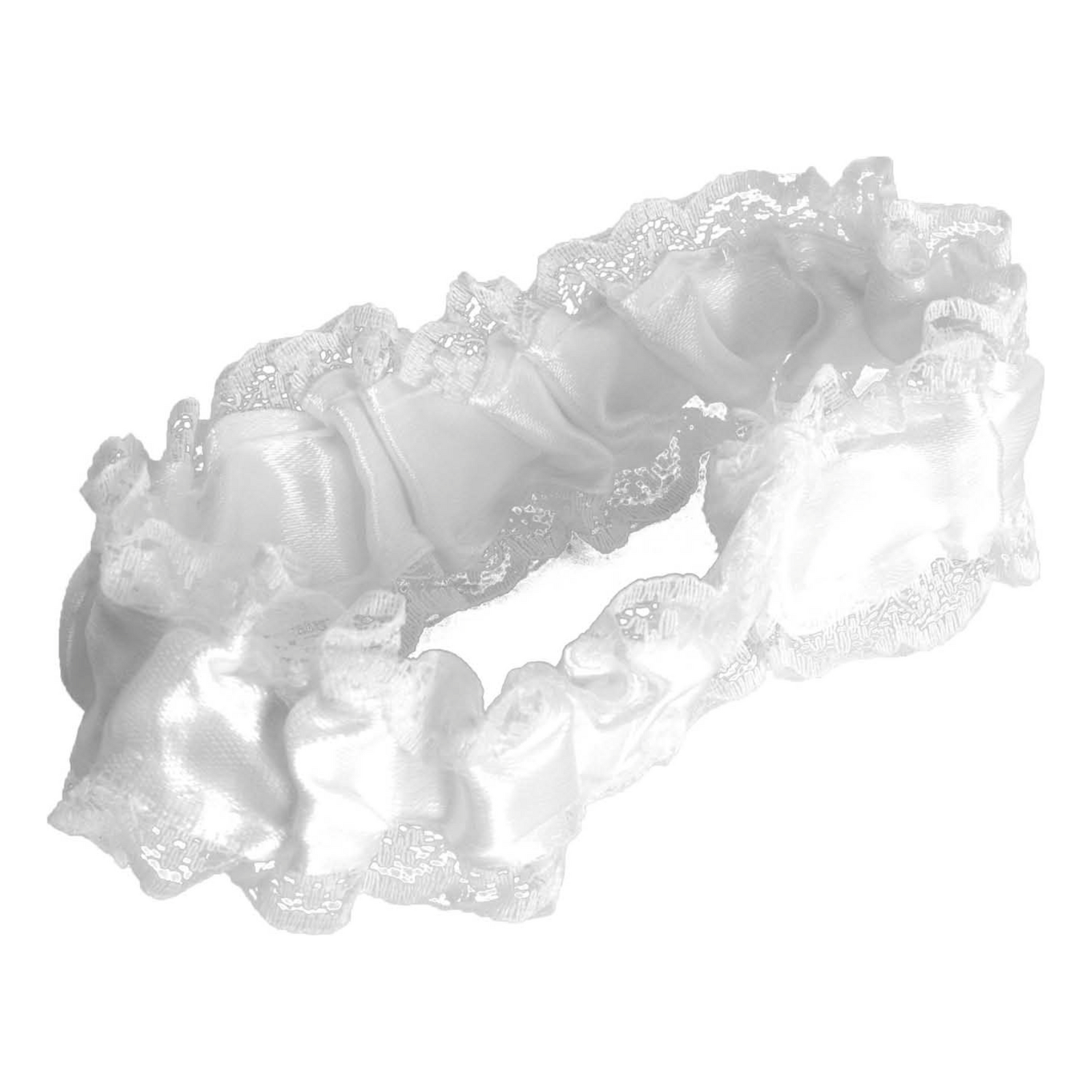 Bride to Be Lace Garter Party Girls Hens Night Wedding Shower Bachelorette - White