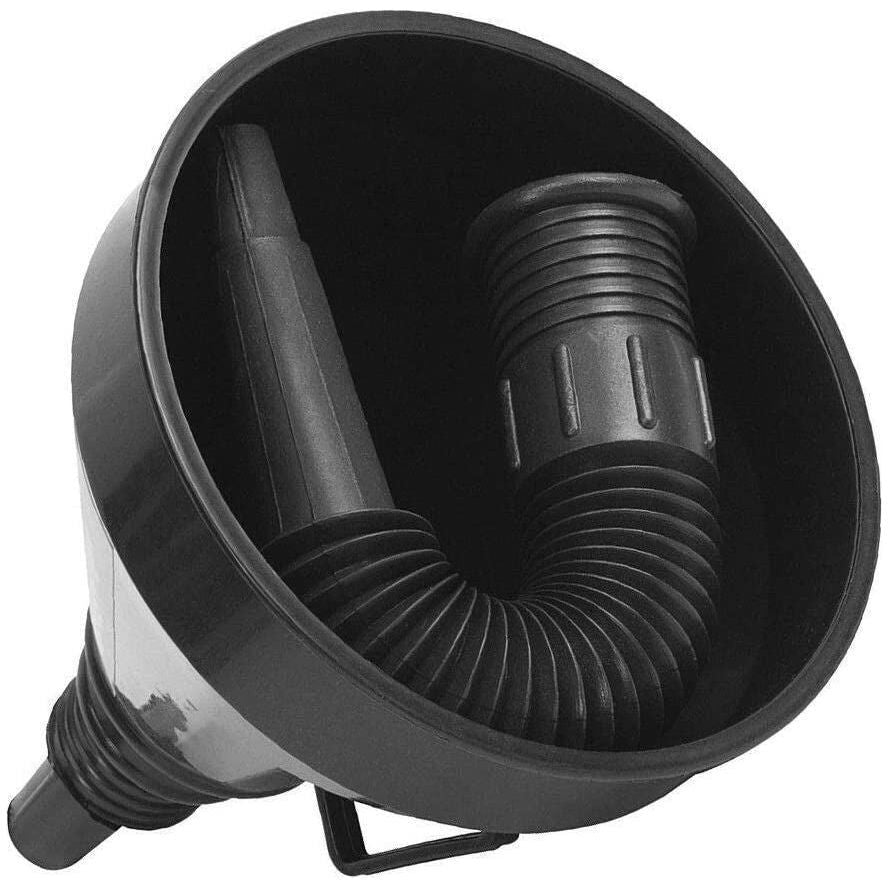 1x Car Auto Motorcycle Plastic Flexible Spout Gas Oil Water Fuel Funnel Tool Kit