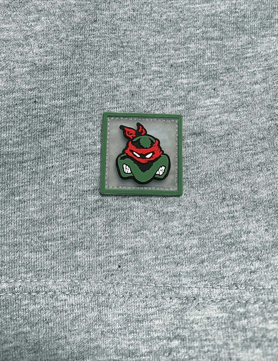 Teenage Mutant Ninja Turtles Mens T Shirt Tee Top Booyakasha - Grey