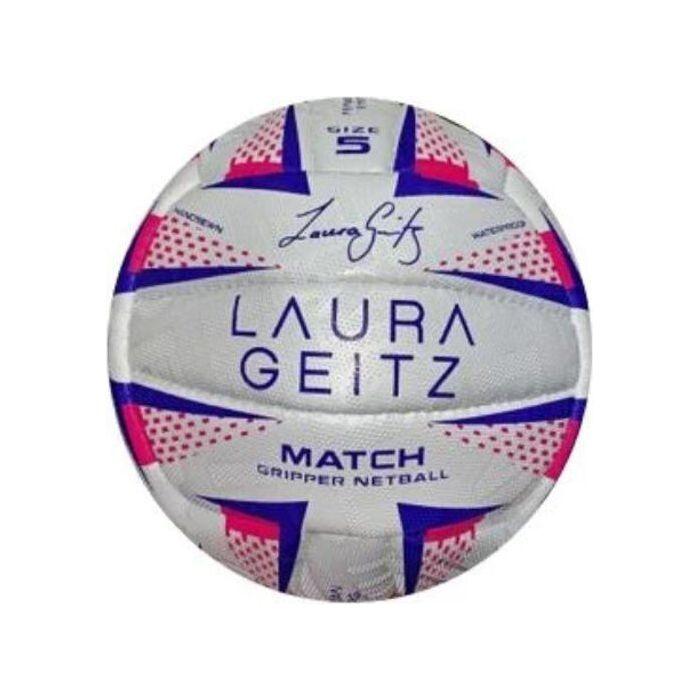 Laura Geitz Match Gripper Netball Hand Sewn Waterproof Official Size 4