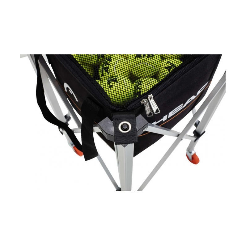 Head Ball Trolley 120 Balls Coaching Teaching Basket Cart Training Foldable