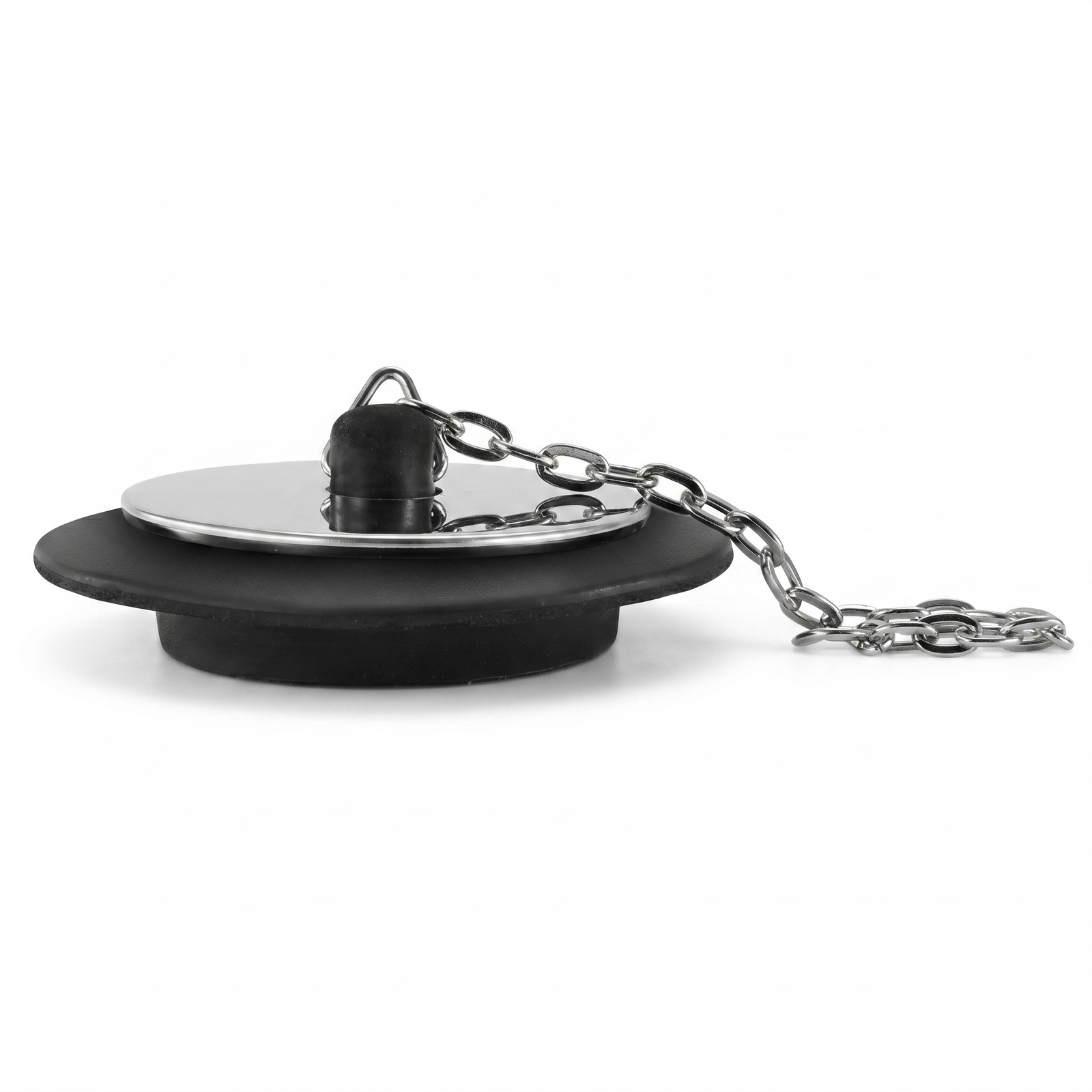 40mm Sink Plug w/ Stainless Steel Chain for Kitchens or Bathrooms
