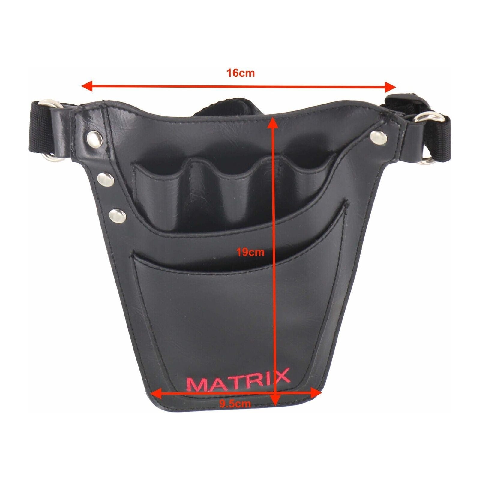 MATRIX Leather Tool Belt Barber Hairdressing Pouch Scissor Waist Pouch Bag