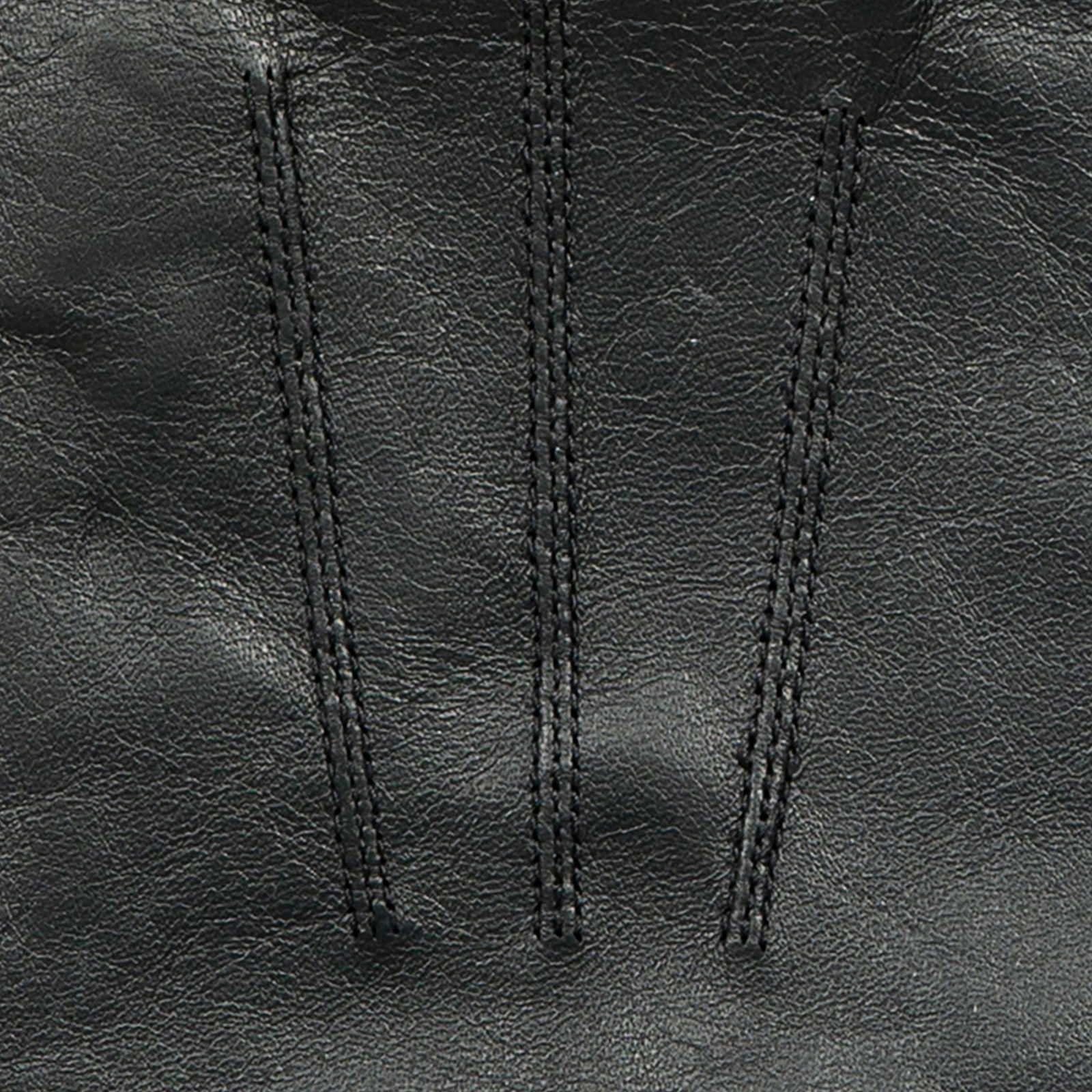 Dents Mens Sandhurst Three-Point Leather Unlined Officers Gloves in Black - 7.5