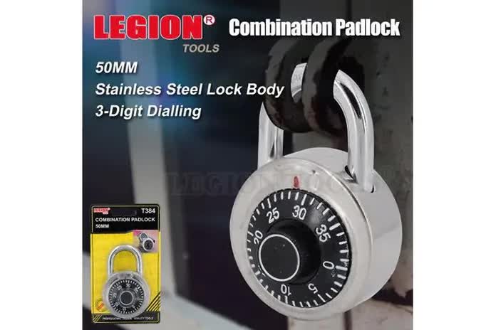 Combination Padlock Lock - 50mm