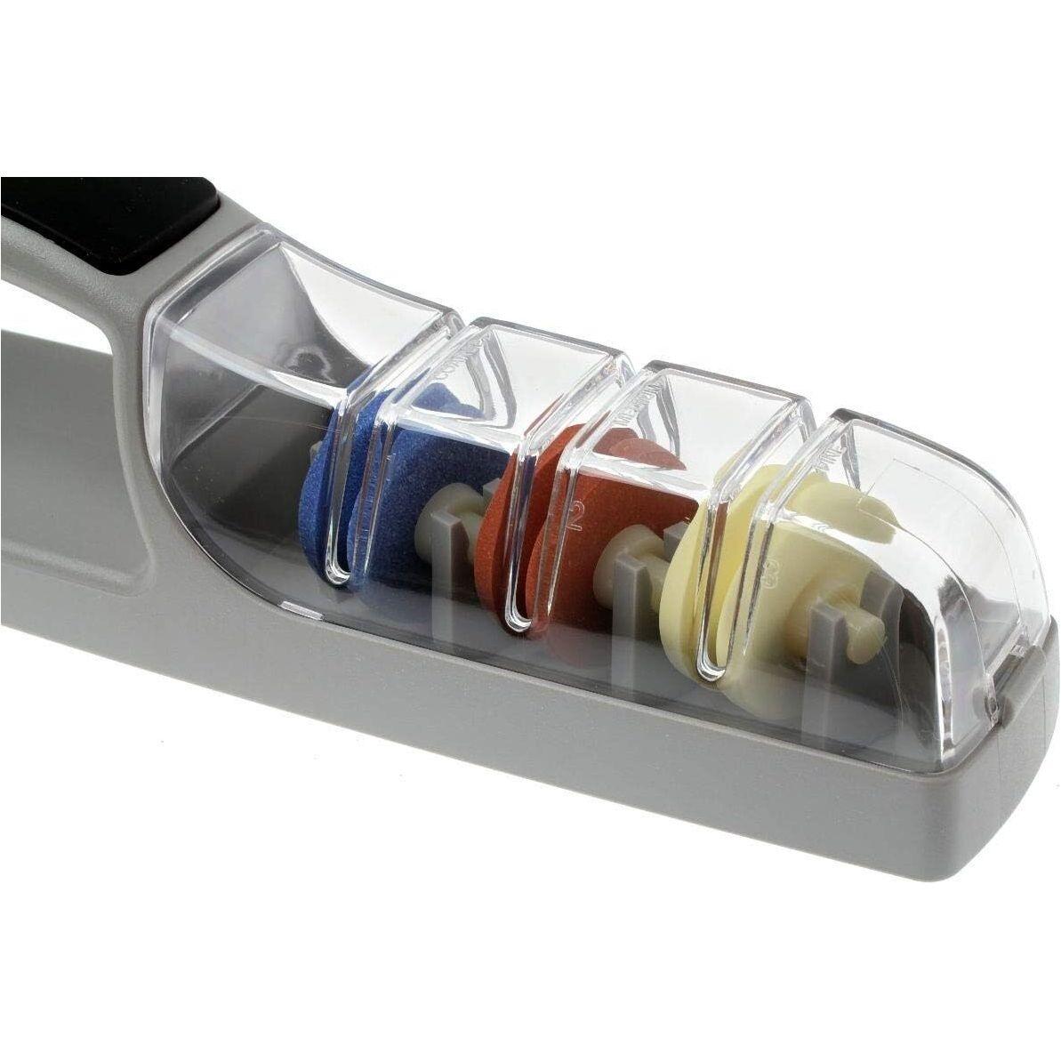 MinoSharp Plus 3-Stage Ceramic Water Sharpener 550/GB for Global Knives Knife