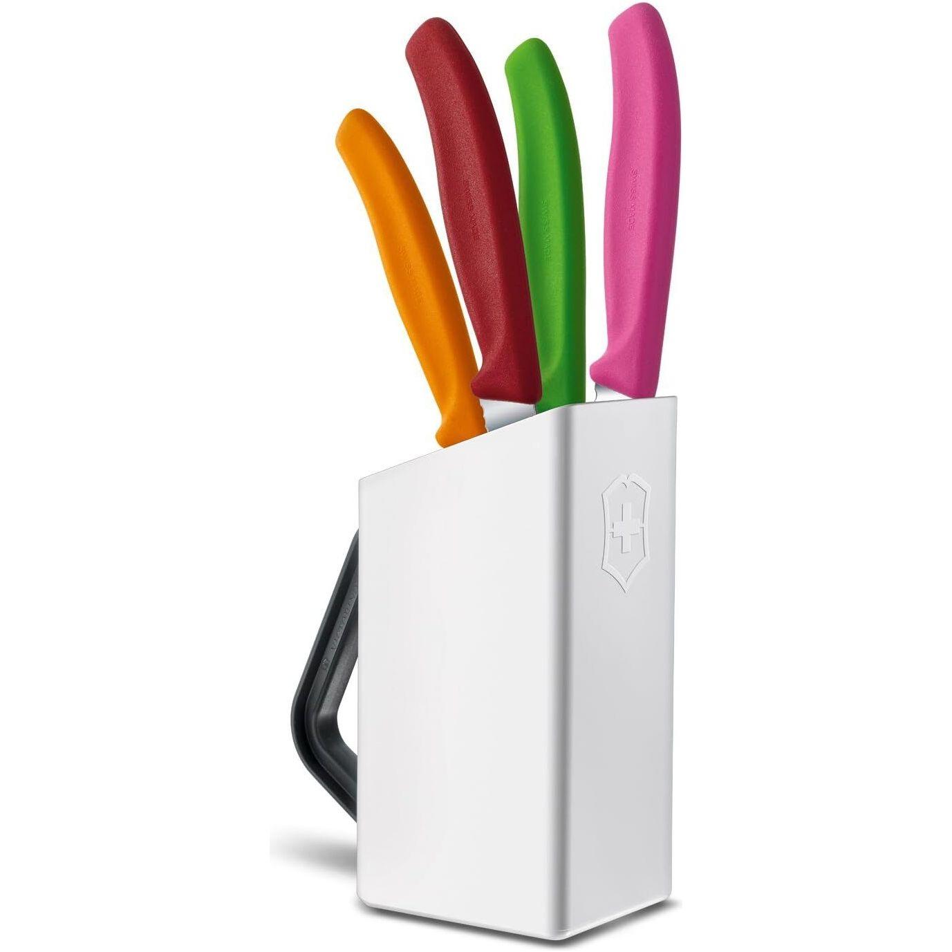 Victorinox Swiss Classic Empty Cutlery Knife Block in White