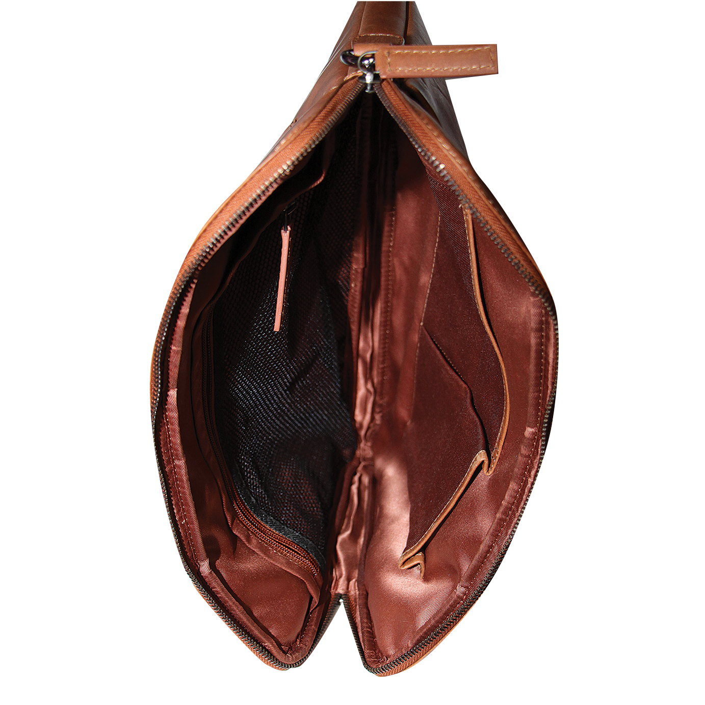 Futura Mens Slimline Laptop Bag Satchel Handbag Handles College - Brown