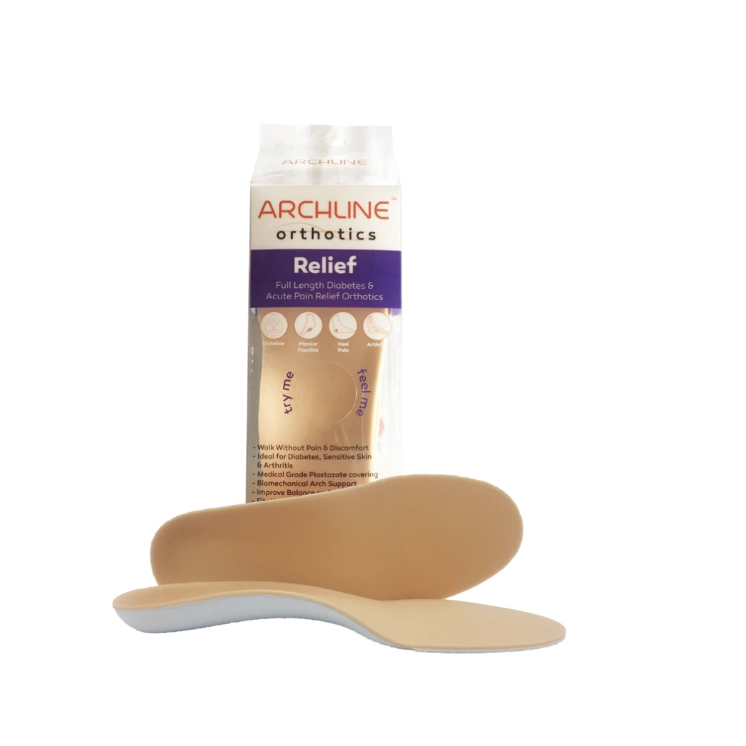 ARCHLINE Insoles Orthotics Full Length Arch Support Diabetics Plantar Fasciitis - EUR 47