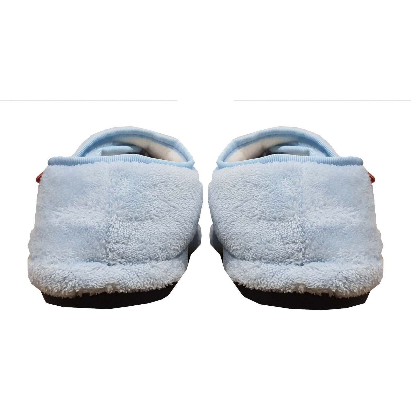 ARCHLINE Orthotic Plus Slippers Closed Scuffs Pain Relief Moccasins - Baby Blue - EU 42