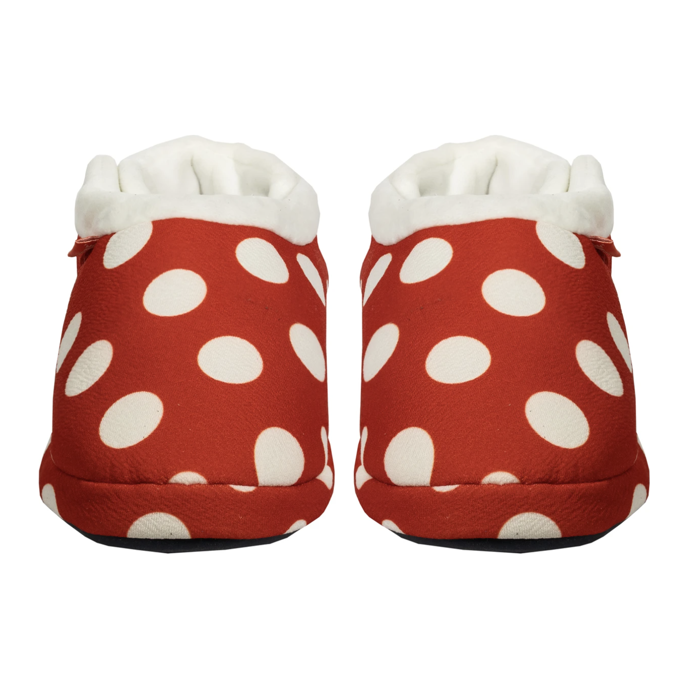 ARCHLINE Orthotic Slippers CLOSED Back Scuffs Moccasins Pain Relief - Red Polka Dots - EUR 39 (Womens US 8)