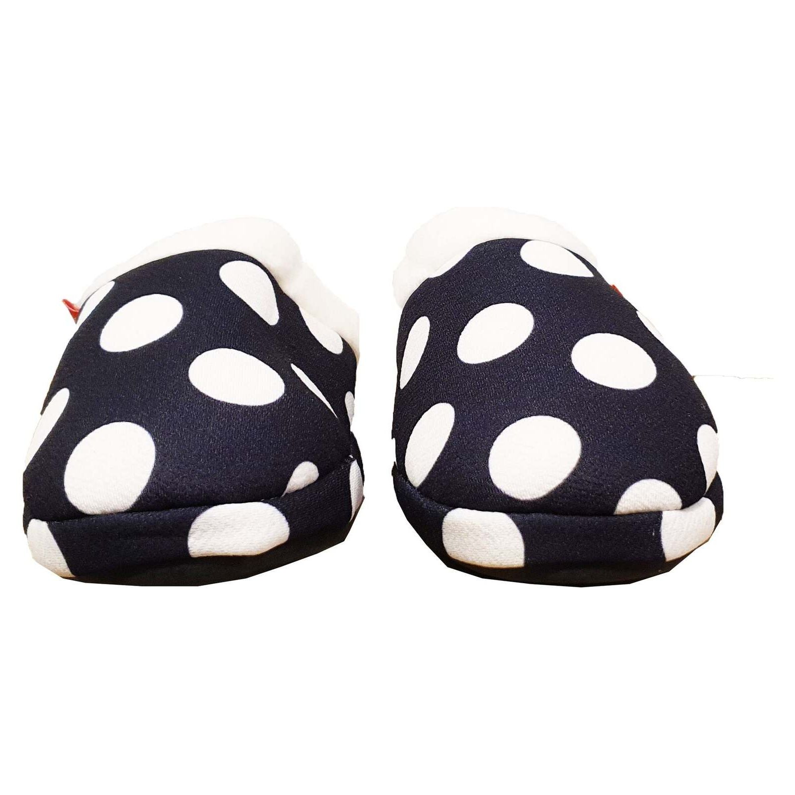 ARCHLINE Orthotic Slippers Slip On Arch Scuffs Pain Relief Moccasins - Polka Dots - EU 38