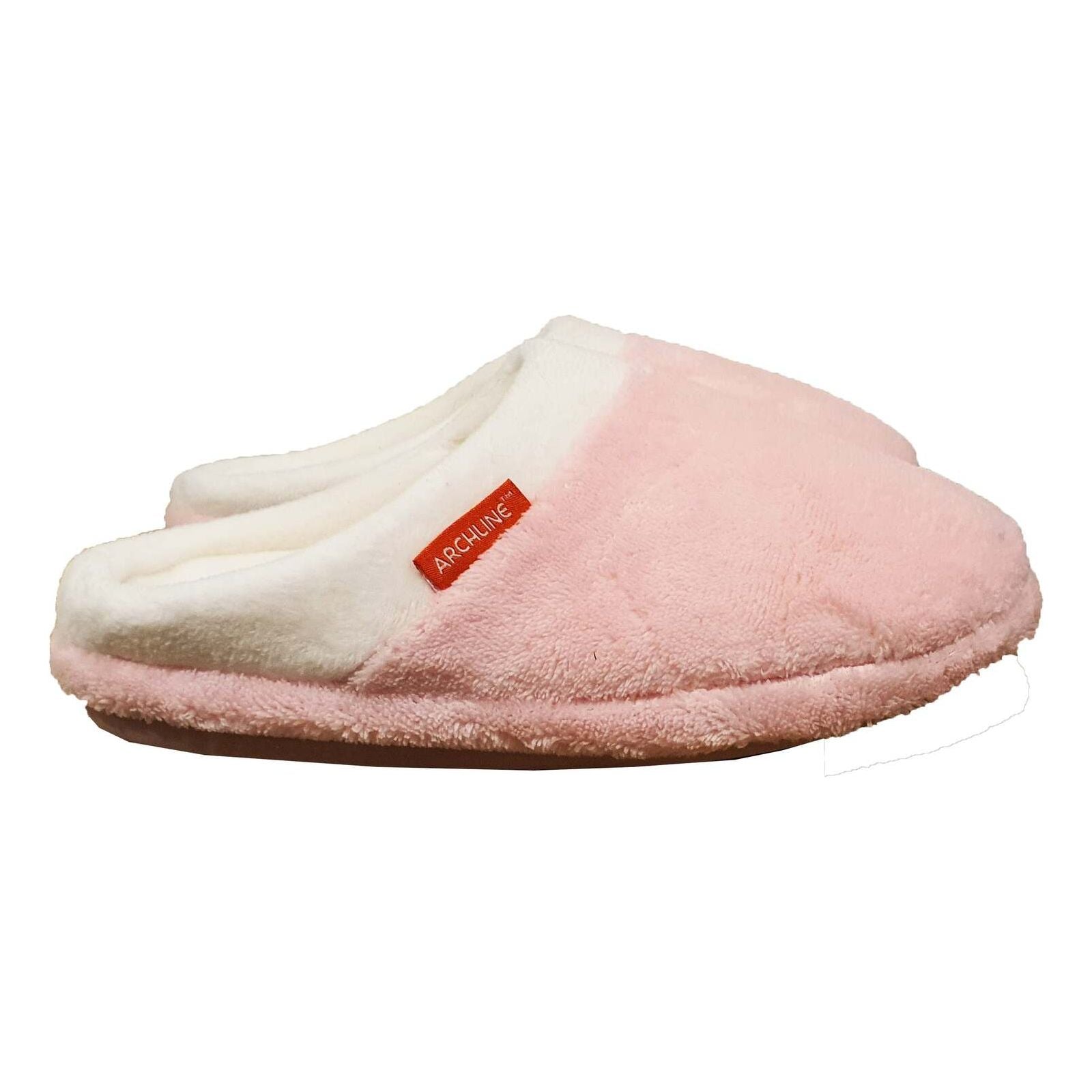 ARCHLINE Orthotic Slippers Slip On Arch Scuffs Pain Relief Moccasins - Pink - EU 41