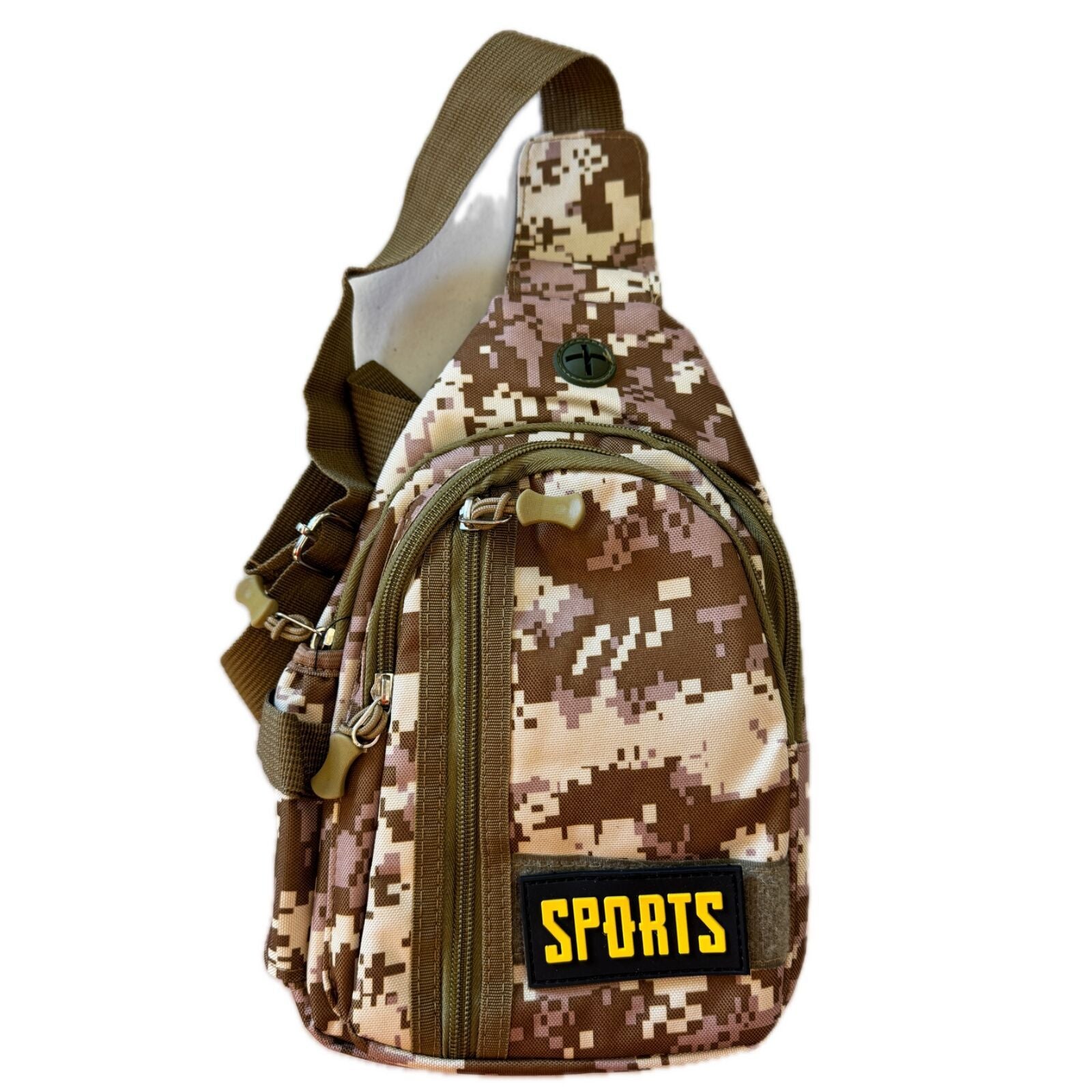 Tactical Camo Crossbody Bag Chest Shoulder Sling Rucksack Army Camouflage