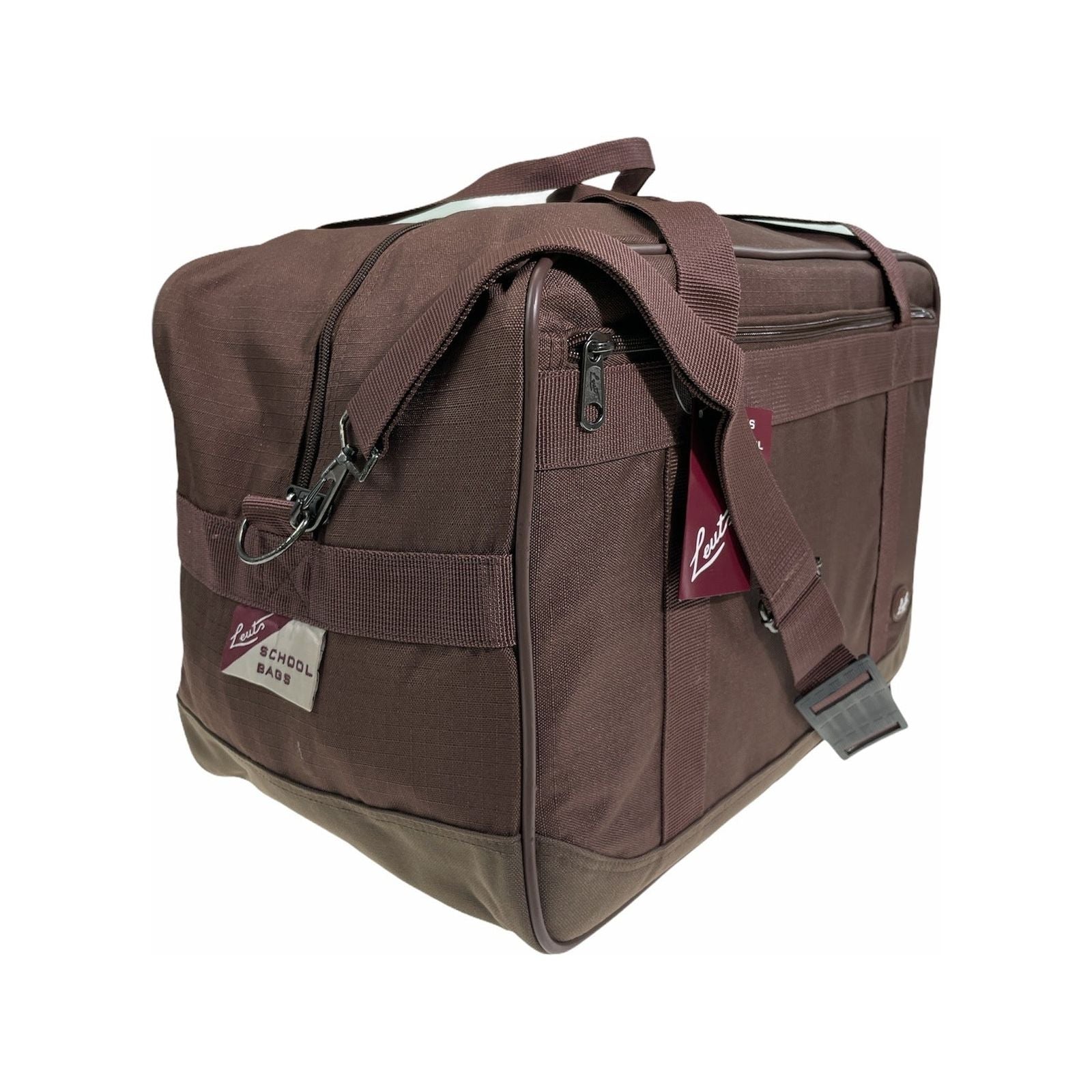 44L Foldable Duffel Bag Gym Sports Luggage Travel Foldaway School Bags - Rust