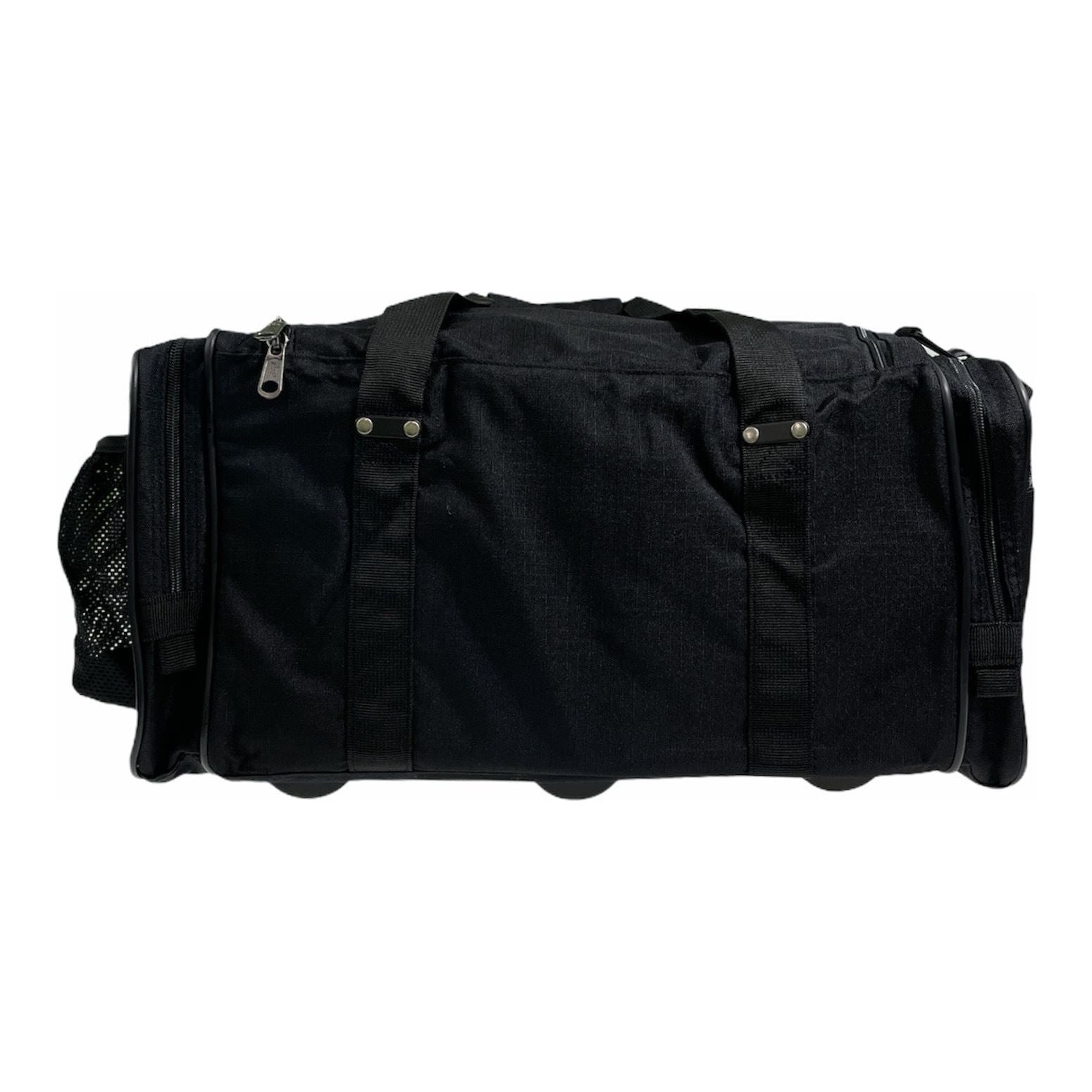 44L Travel Foldable Duffel Bag Gym Sports Luggage Travel Foldaway D-Zip Top School Bags - Black