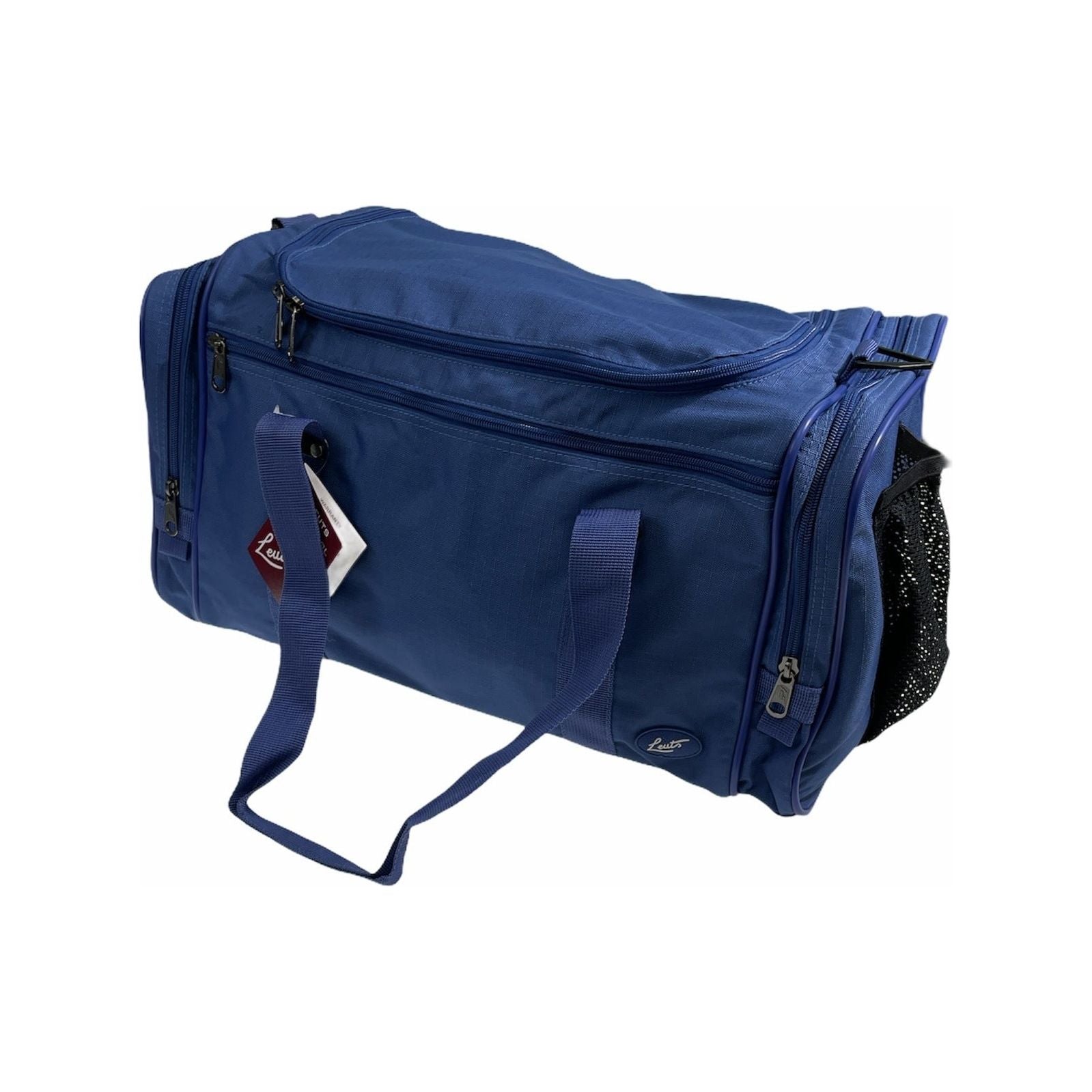 44L Travel Foldable Duffel Bag Gym Sports Luggage Travel Foldaway D-Zip Top School Bags - Royal Blue