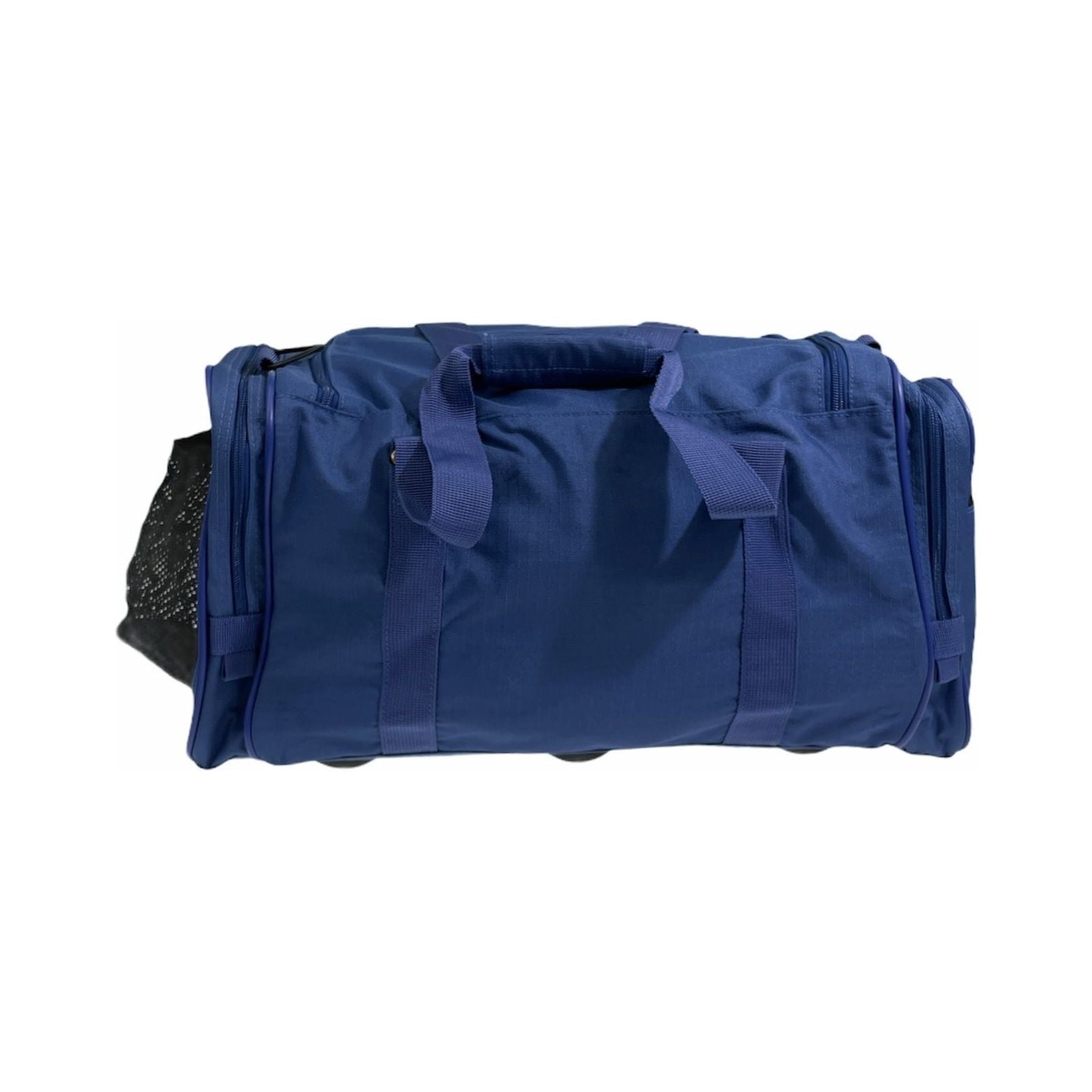 44L Travel Foldable Duffel Bag Gym Sports Luggage Travel Foldaway D-Zip Top School Bags - Royal Blue