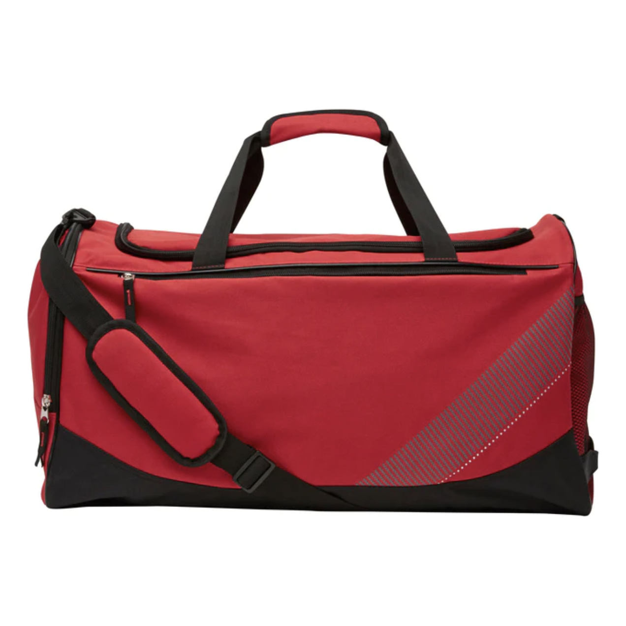 Large Foldable Sports Gym Duffle Bag Waterproof Travel Duffel Bag - Red
