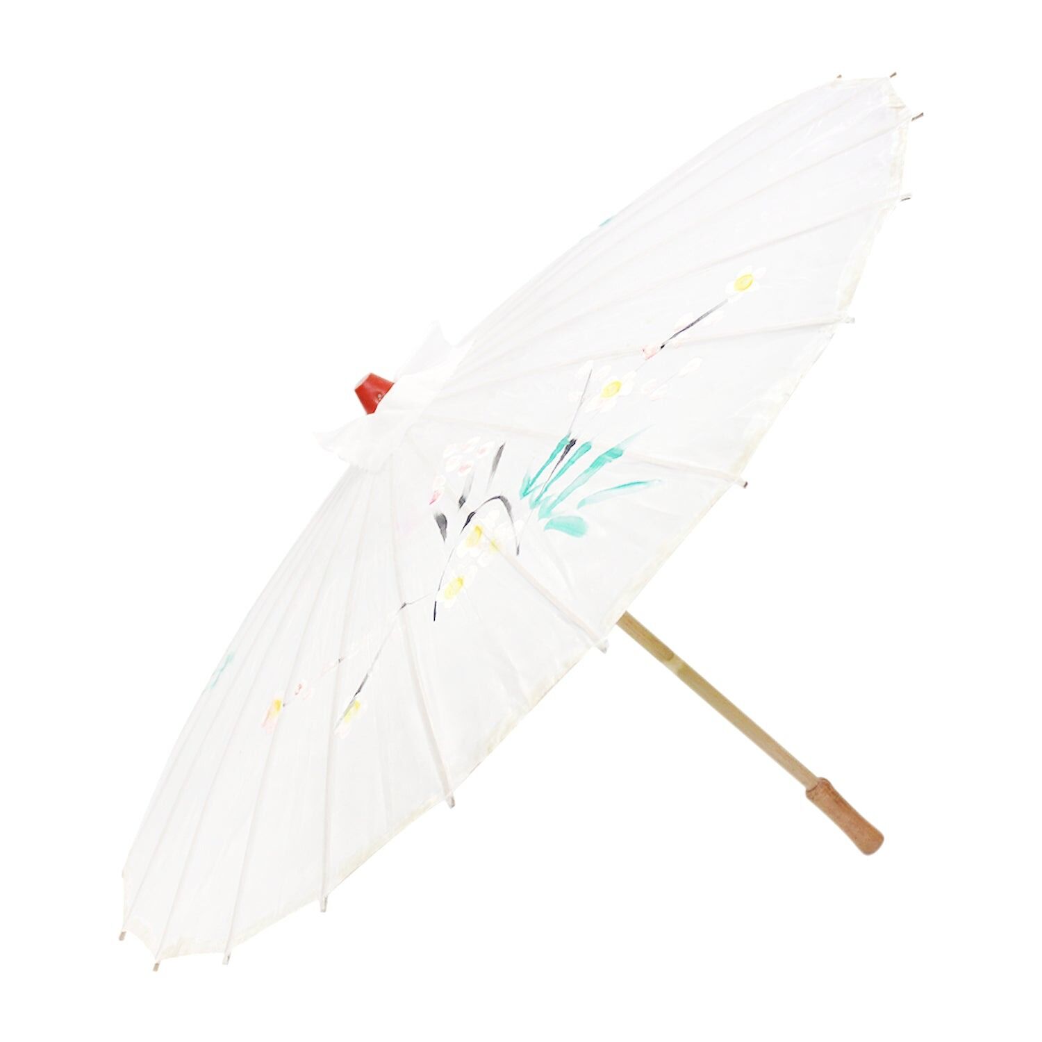 12x PARASOL UMBRELLA Chinese Japanese Bamboo Flower Pattern 80cm Large BULK - Assorted Colour Pack