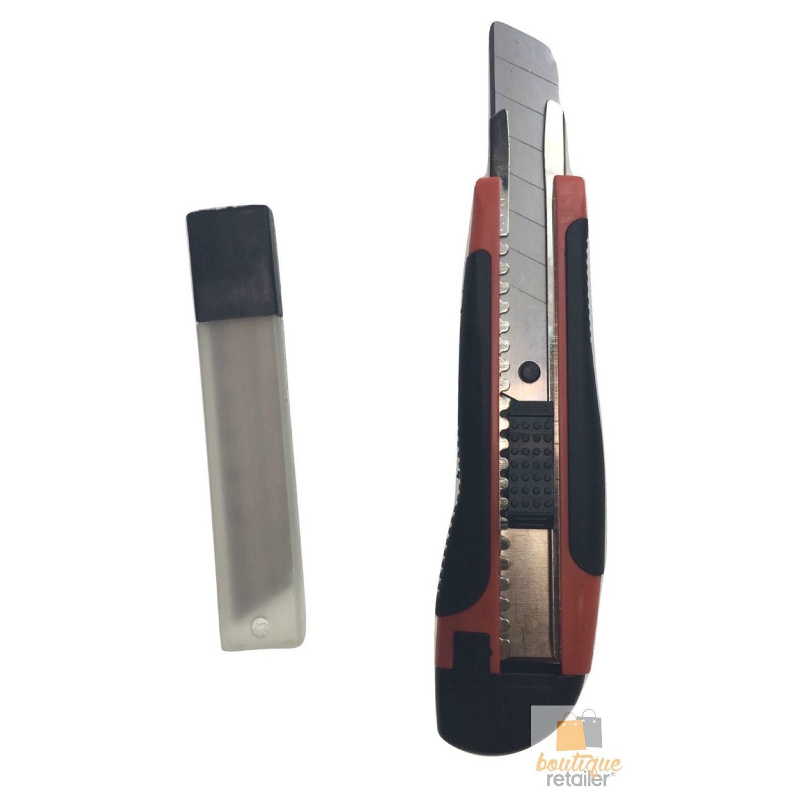 3x BOX CUTTERS Knife Retractable Blade Snap Off Razor 18mm Durable Opener BULK